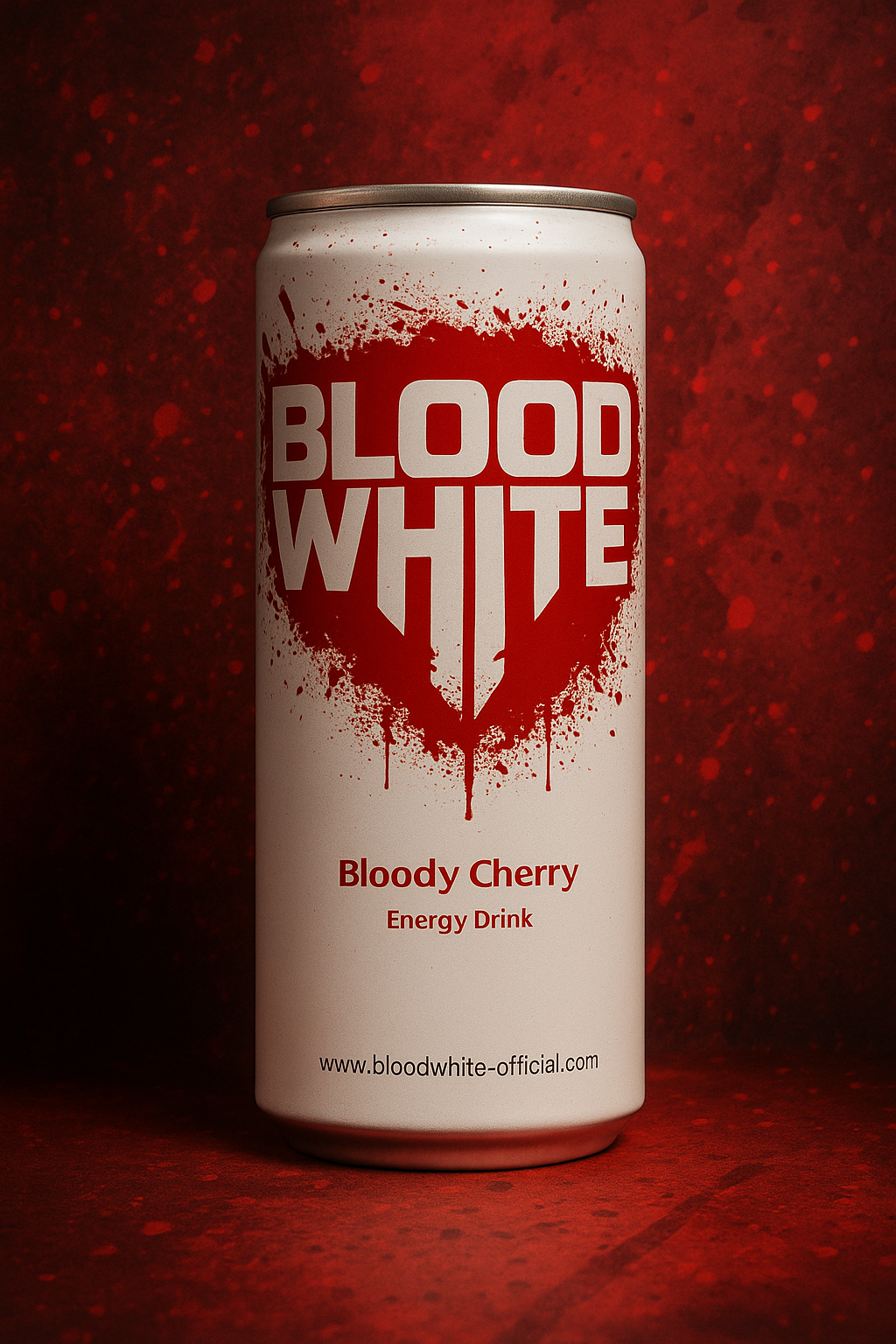 Blood White - Bloody Cherry - Energy Drink 12er Tray